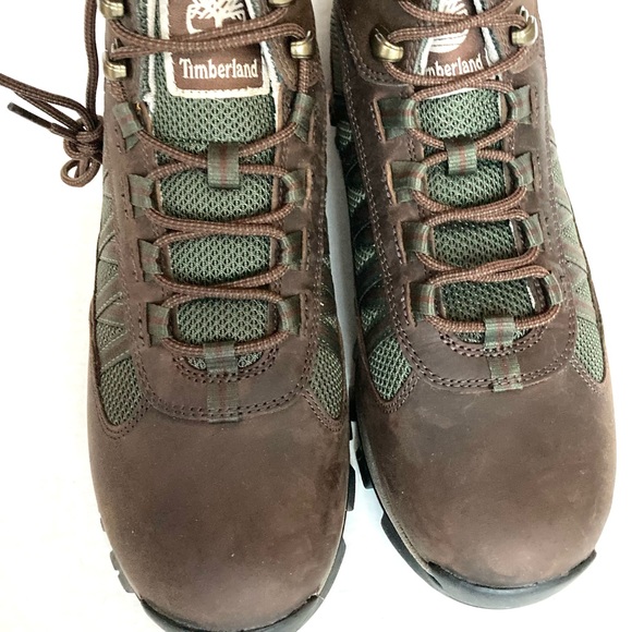 Timberland hiking boots lightweight boots brown faux leather upper new boots - Picture 6 of 11